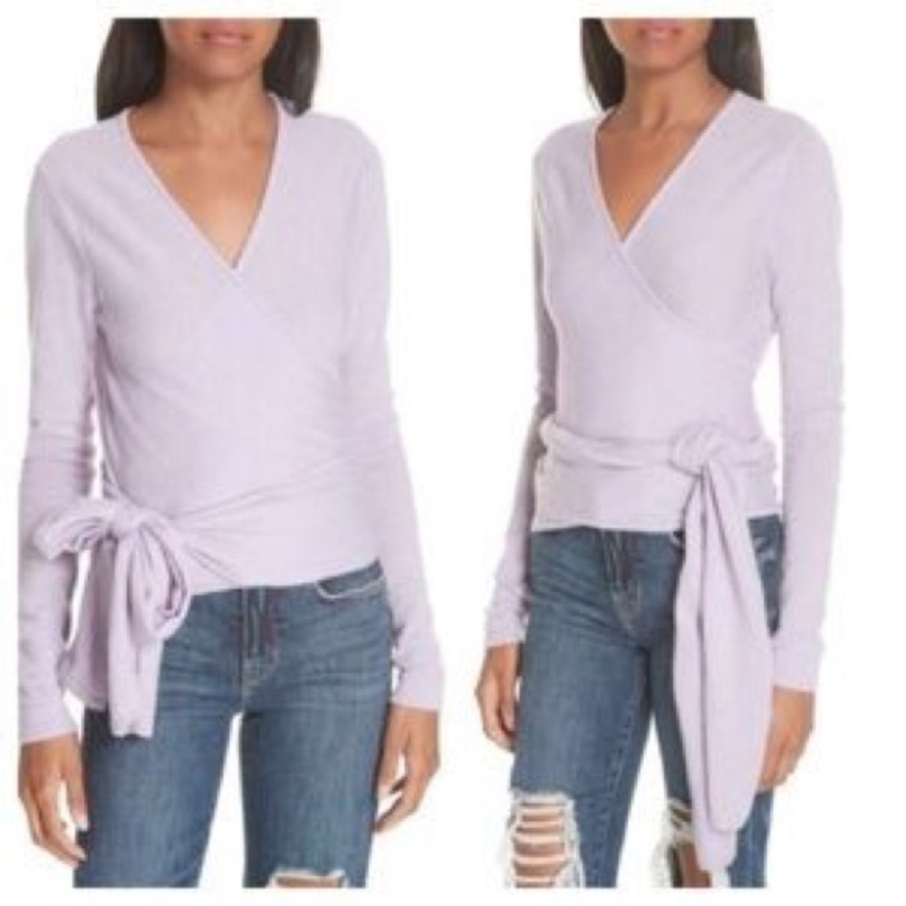 Lavender Autumn Cashmere Kimono Wrap - sz XL (NWT)